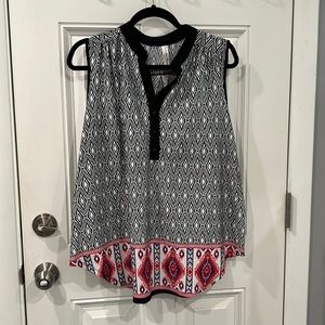 Ladies sleeveless top